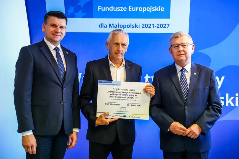 Łącko otrzymało unijną promesę na cyfryzację urzędu gminy
