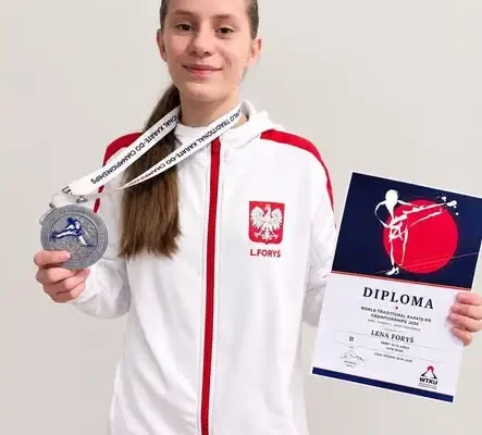 Lena Foryś z Michalczowej wicemistrzynią świata w karate tradycyjnym