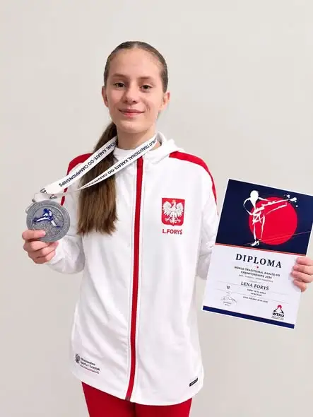 Lena Foryś z Michalczowej wicemistrzynią świata w karate tradycyjnym